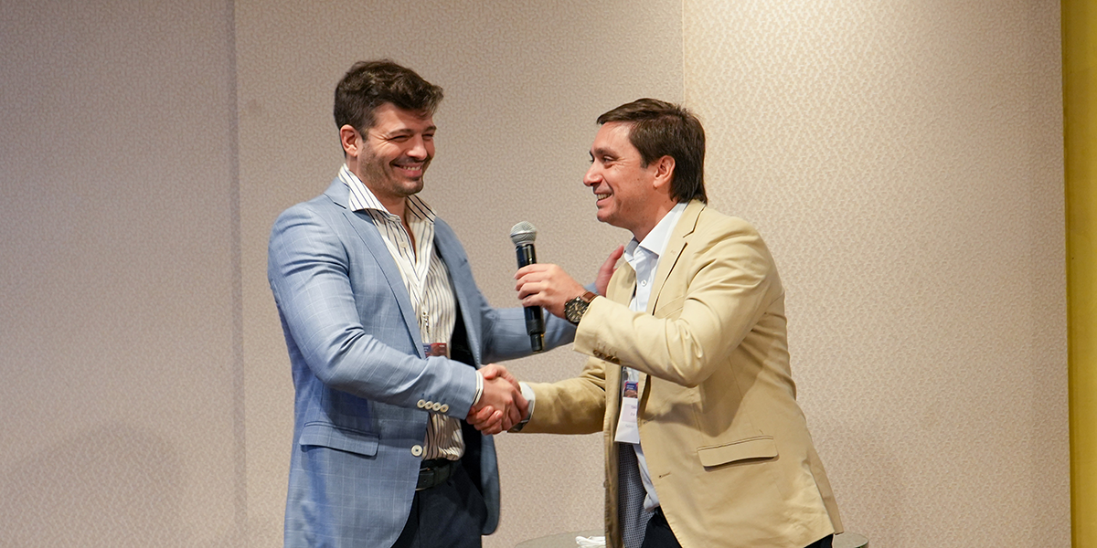 Eduardo Soria VP Rosen Sudamérica junto a Tomás Cruz Gerente Comercial Fastpack